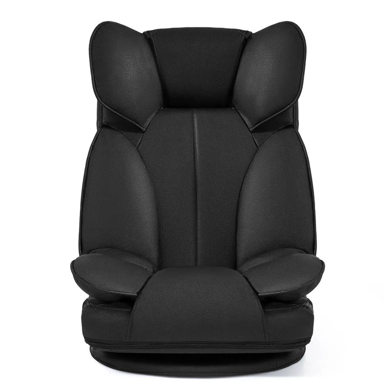 360 Degree Swivel Floor Gaming Chair with 6-Position Adjustable Backrest and Sponge Filling by DirectDeals