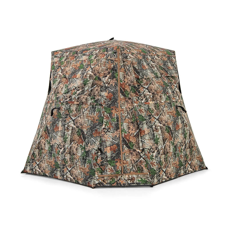 360° One Way See Through Ground Hunting Blind for Deer and Turkey Hunting by DirectDeals
