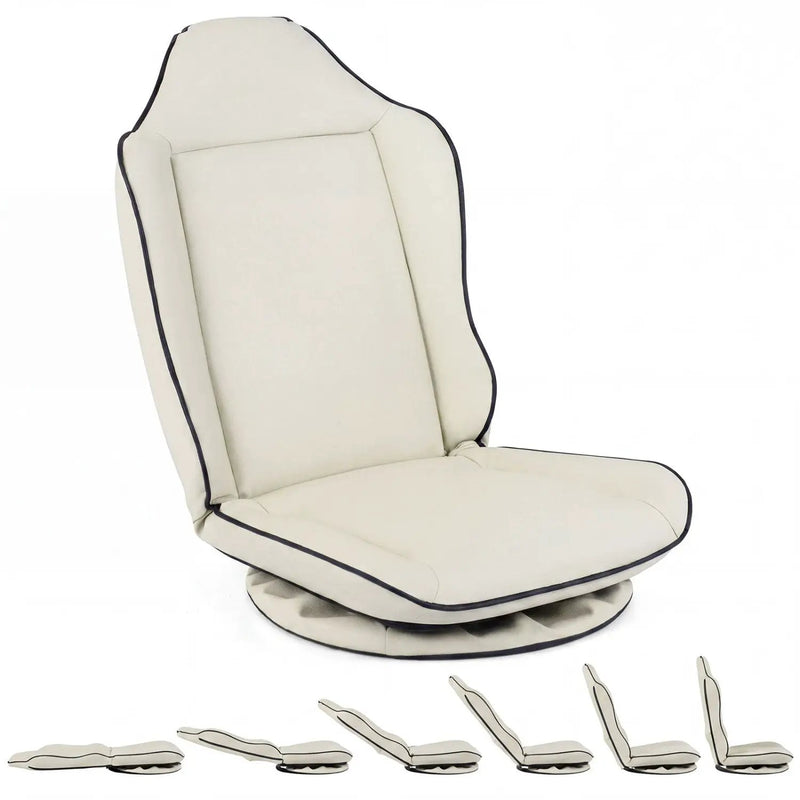 360° Swivel Floor Gaming Chair with Adjustable Backrest by DirectDeals