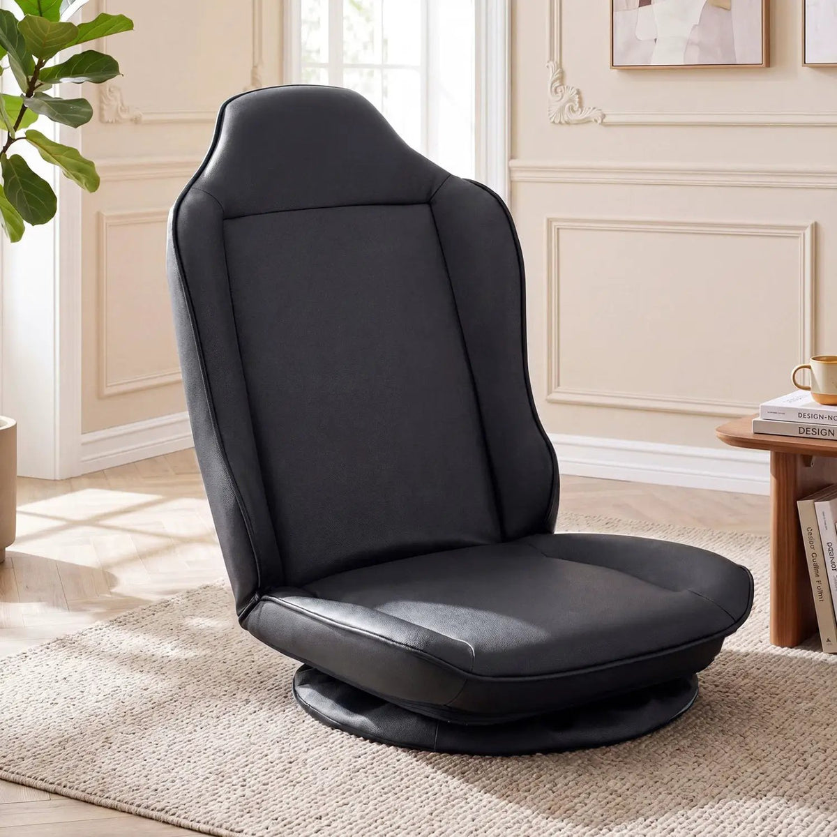 360° Swivel Floor Gaming Chair with Adjustable Backrest by DirectDeals