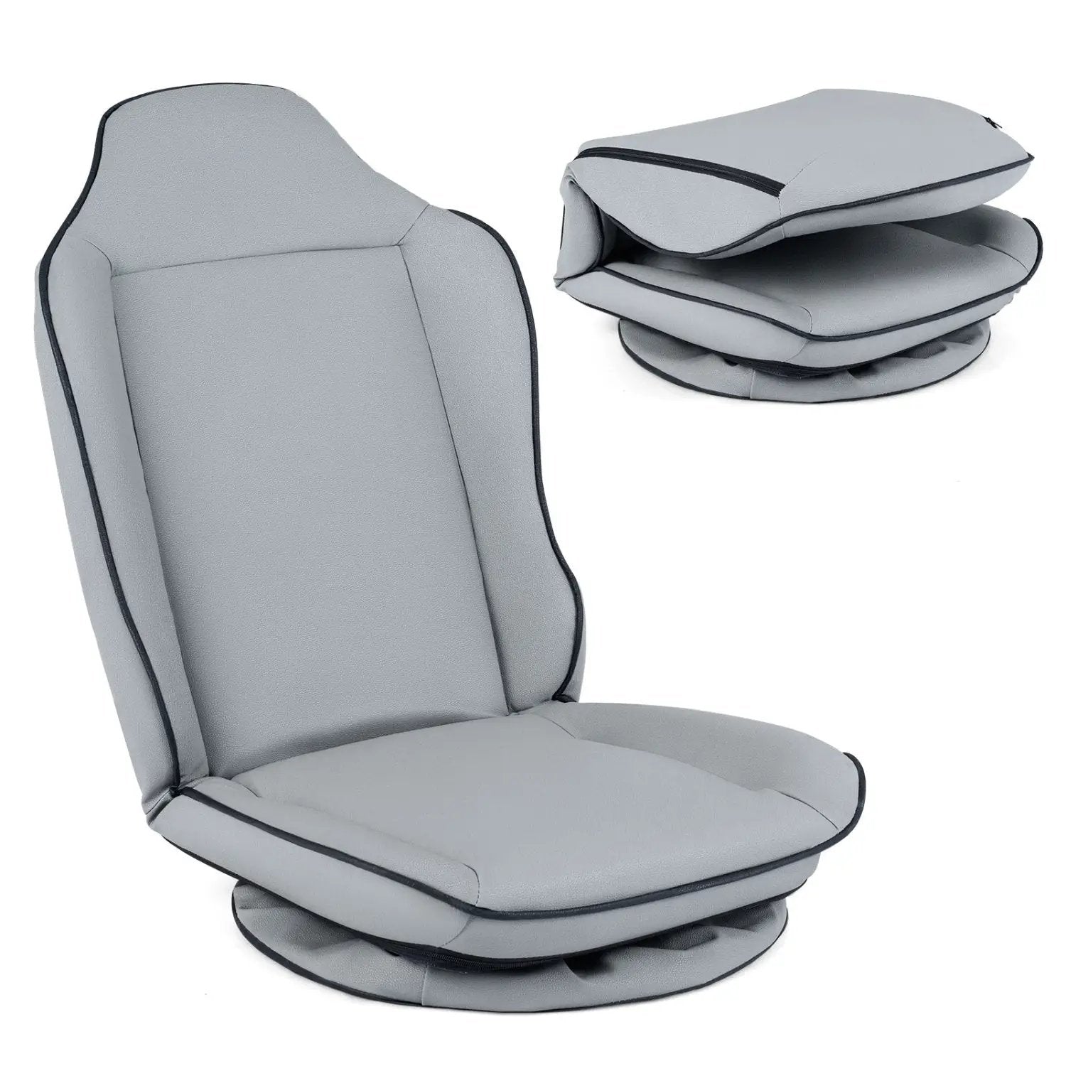 360° Swivel Floor Gaming Chair with Adjustable Backrest by DirectDeals