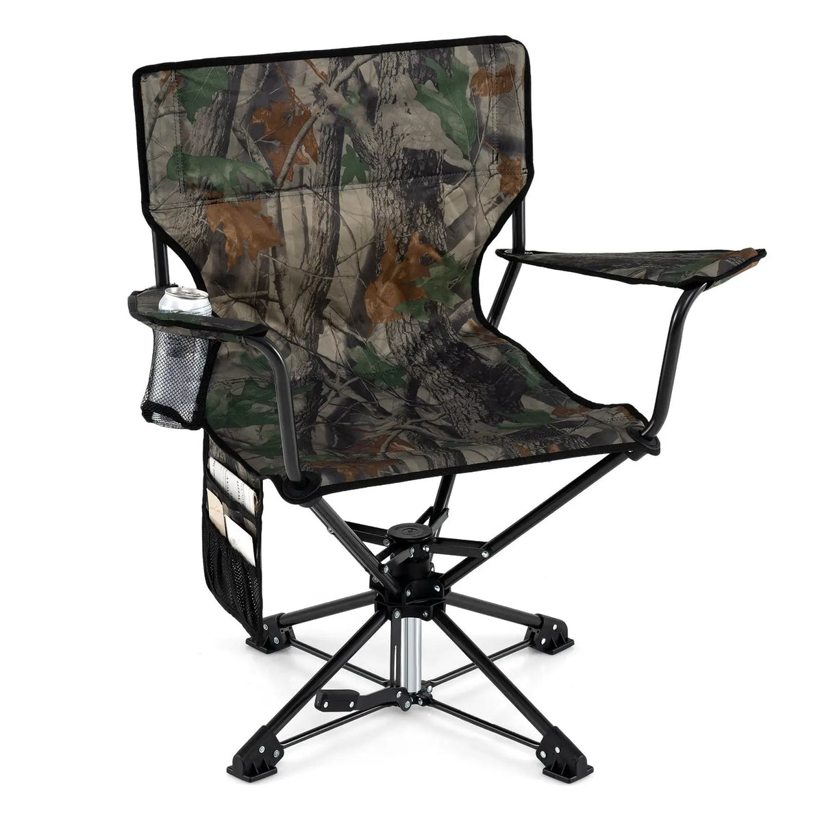 360° Swivel Hunting Chair Portable Foldable by DirectDeals