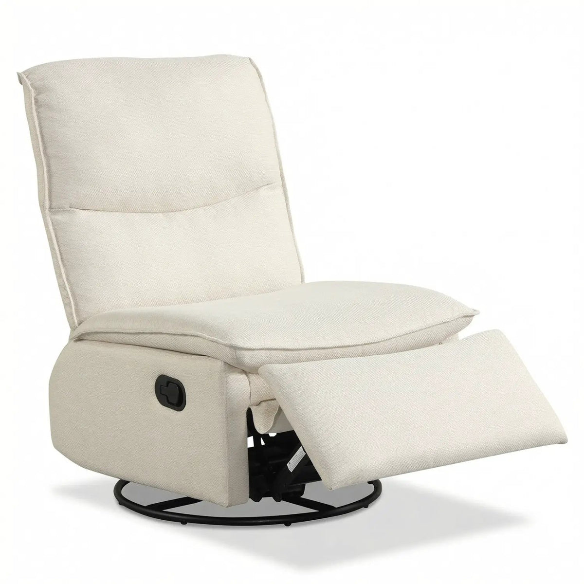 360° Swivel Rocking Chair with Cushioned Back for Living Room by DirectDeals
