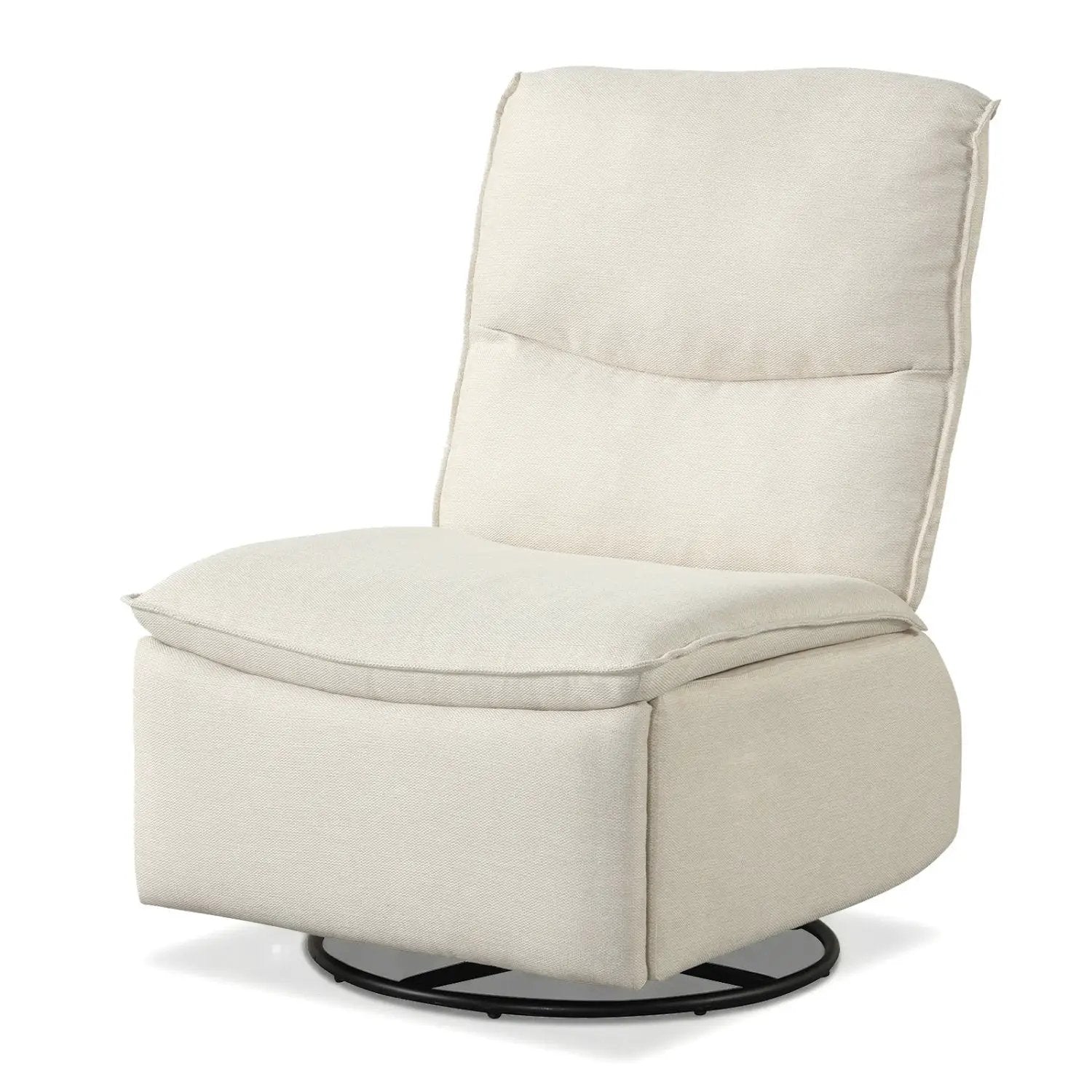 360° Swivel Rocking Chair with Cushioned Back for Living Room by DirectDeals