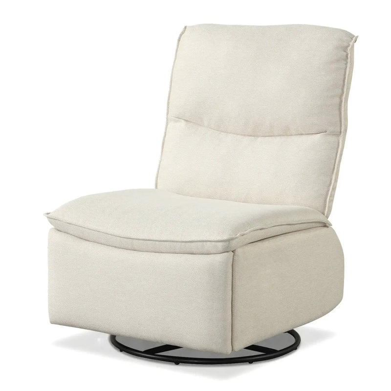 360° Swivel Rocking Chair with Cushioned Back for Living Room by DirectDeals