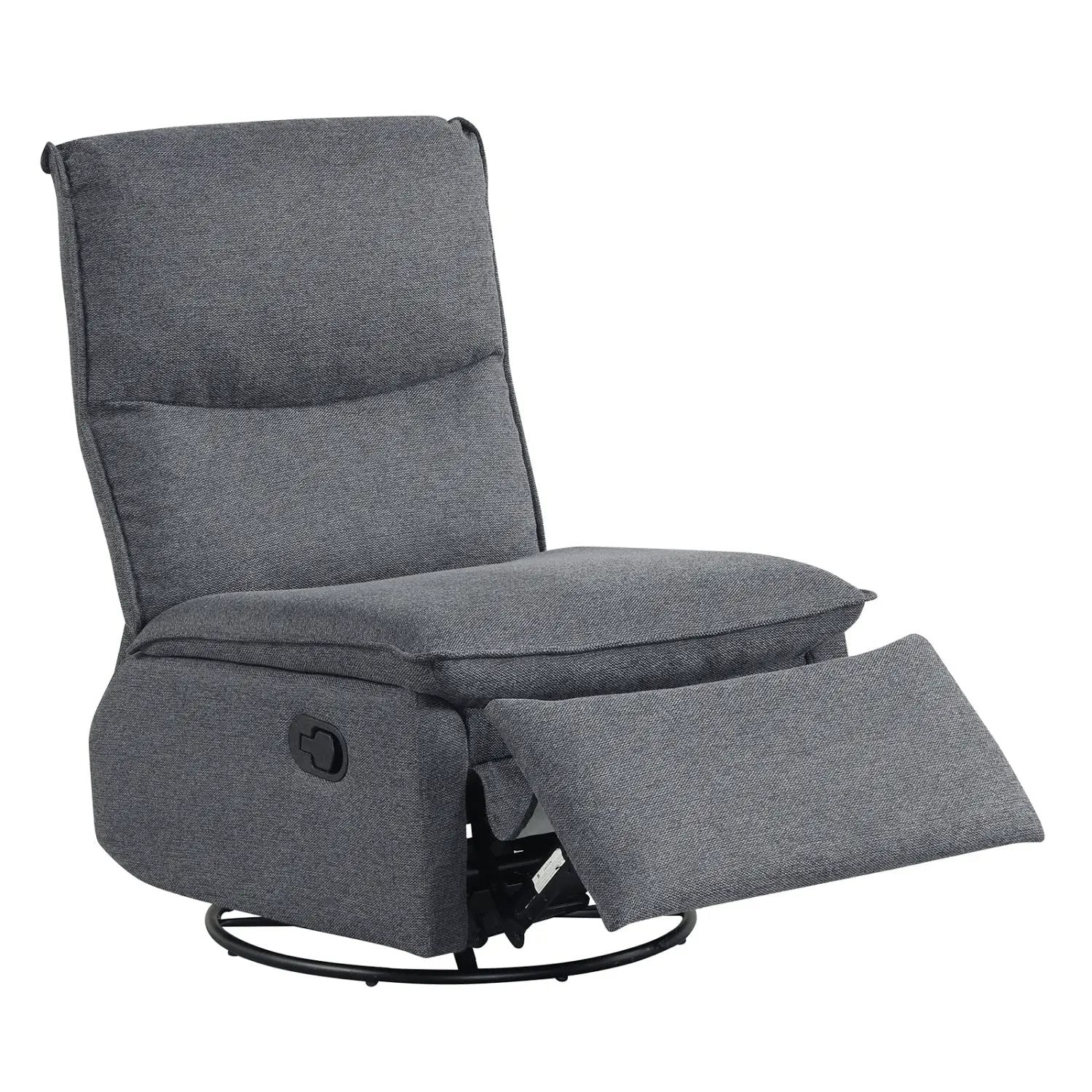 360° Swivel Rocking Chair with Cushioned Back for Living Room by DirectDeals