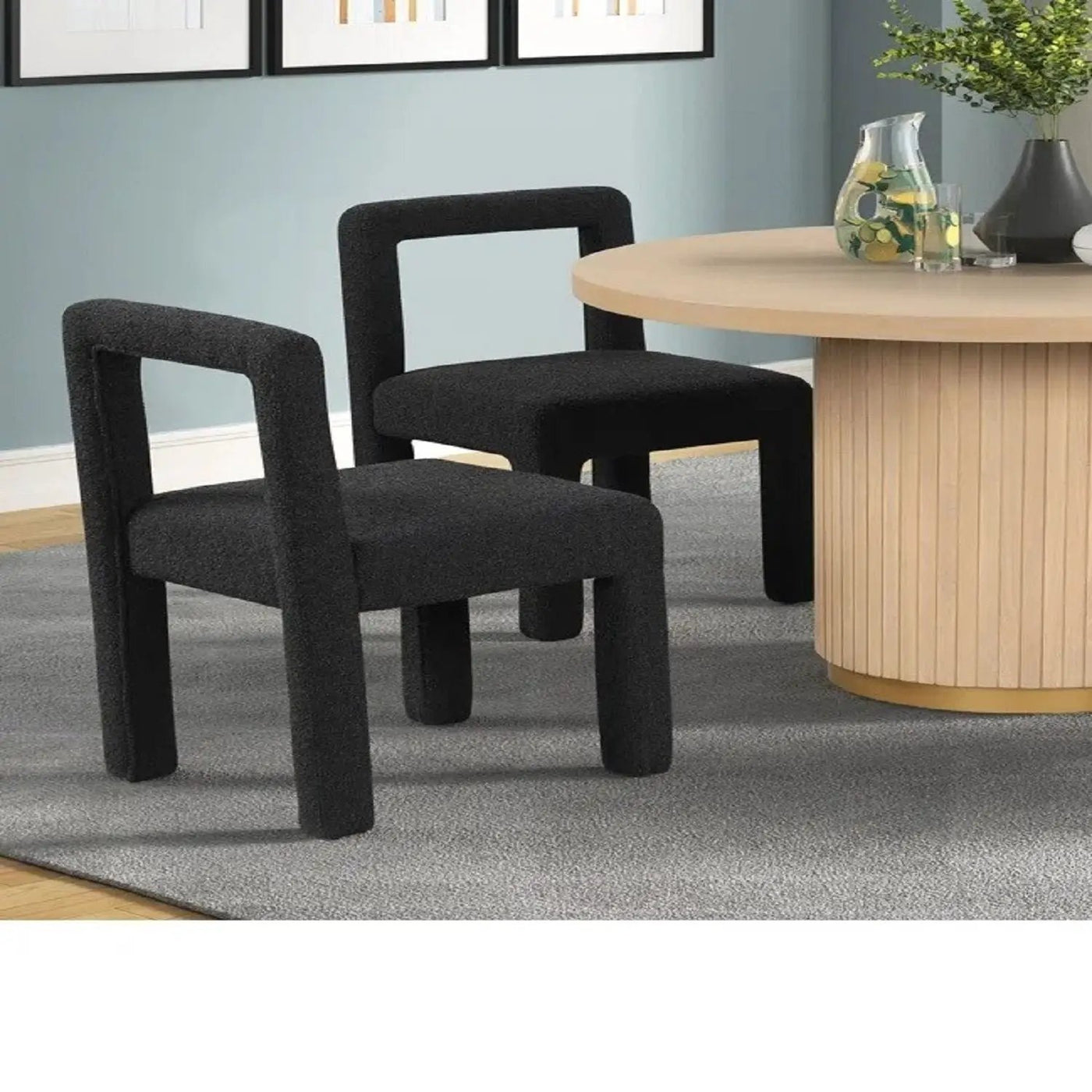 Dining Chairs With Square Open Back (Set of 2) by Unique Piece Furniture