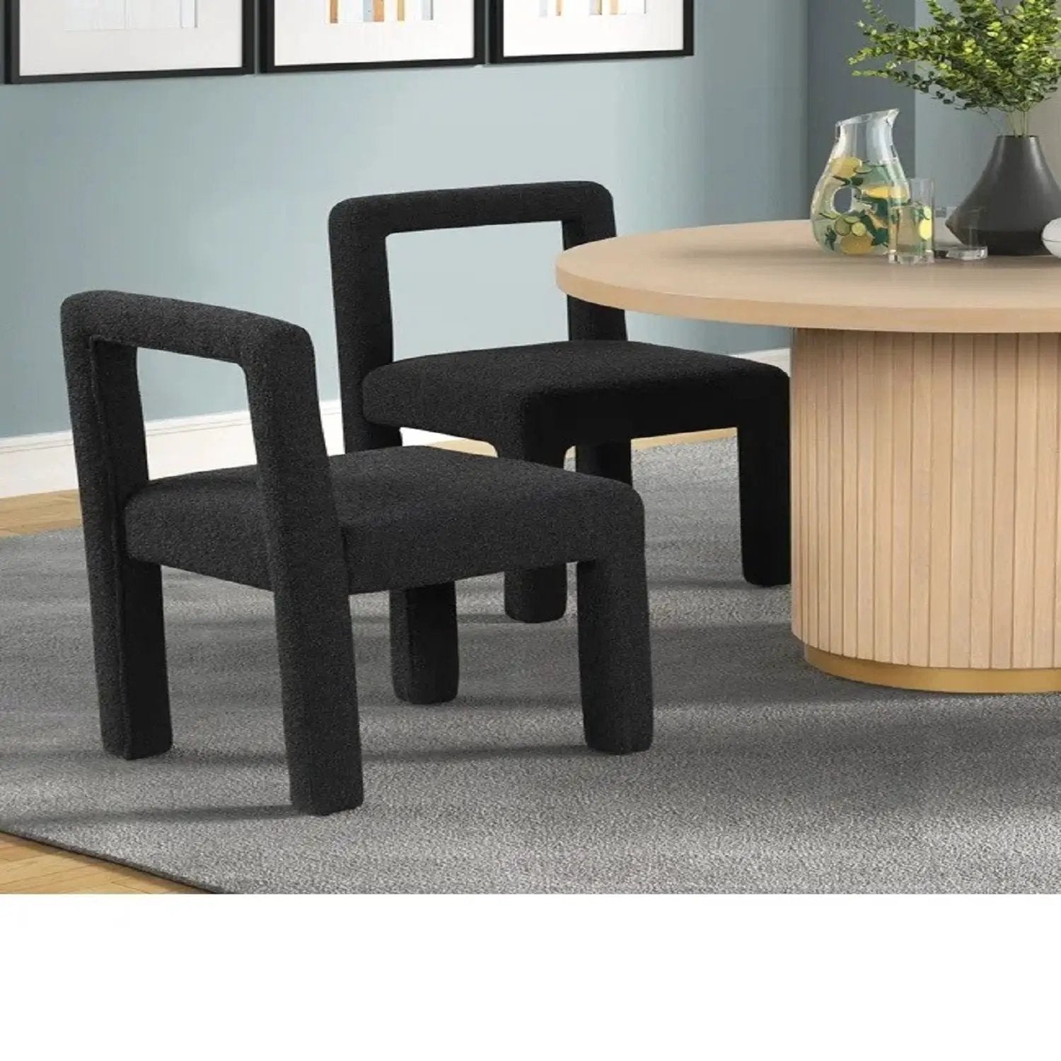 Dining Chairs With Square Open Back (Set of 2) by Unique Piece Furniture