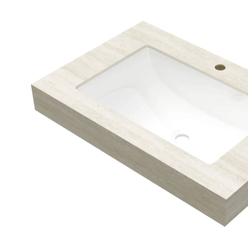 30" Roma Travertine-Pattern Sintered Stone Countertop by HouseOfZazla