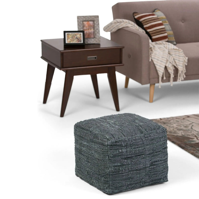 Fredrik - Handcrafted Square Pouf by Unique Piece Furniture