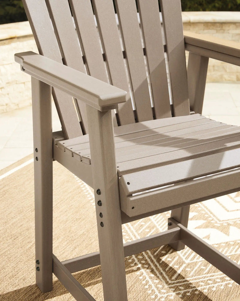 Seacliff Beach - Barstool (Set of 2) - Medium Brown by Unique Piece Furniture