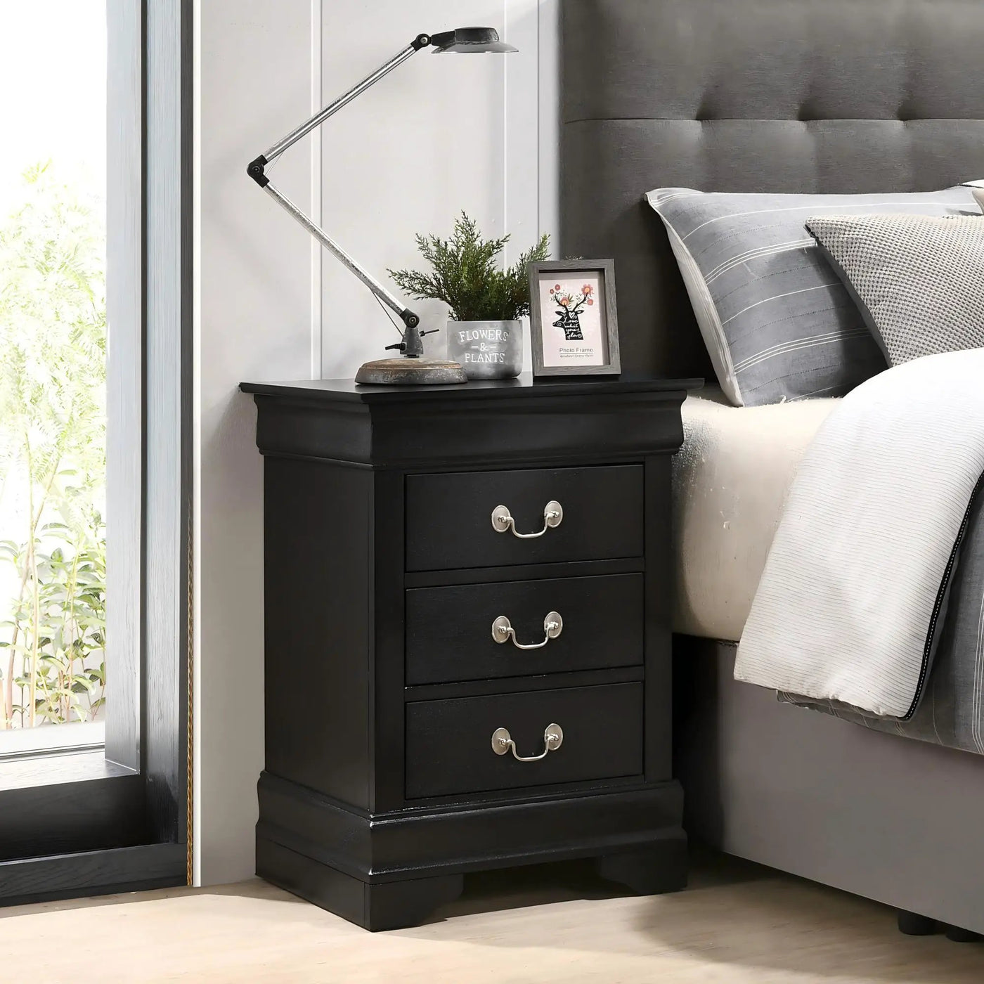 Louis Phillipe - Nightstand - Wood by HouseOfZazla