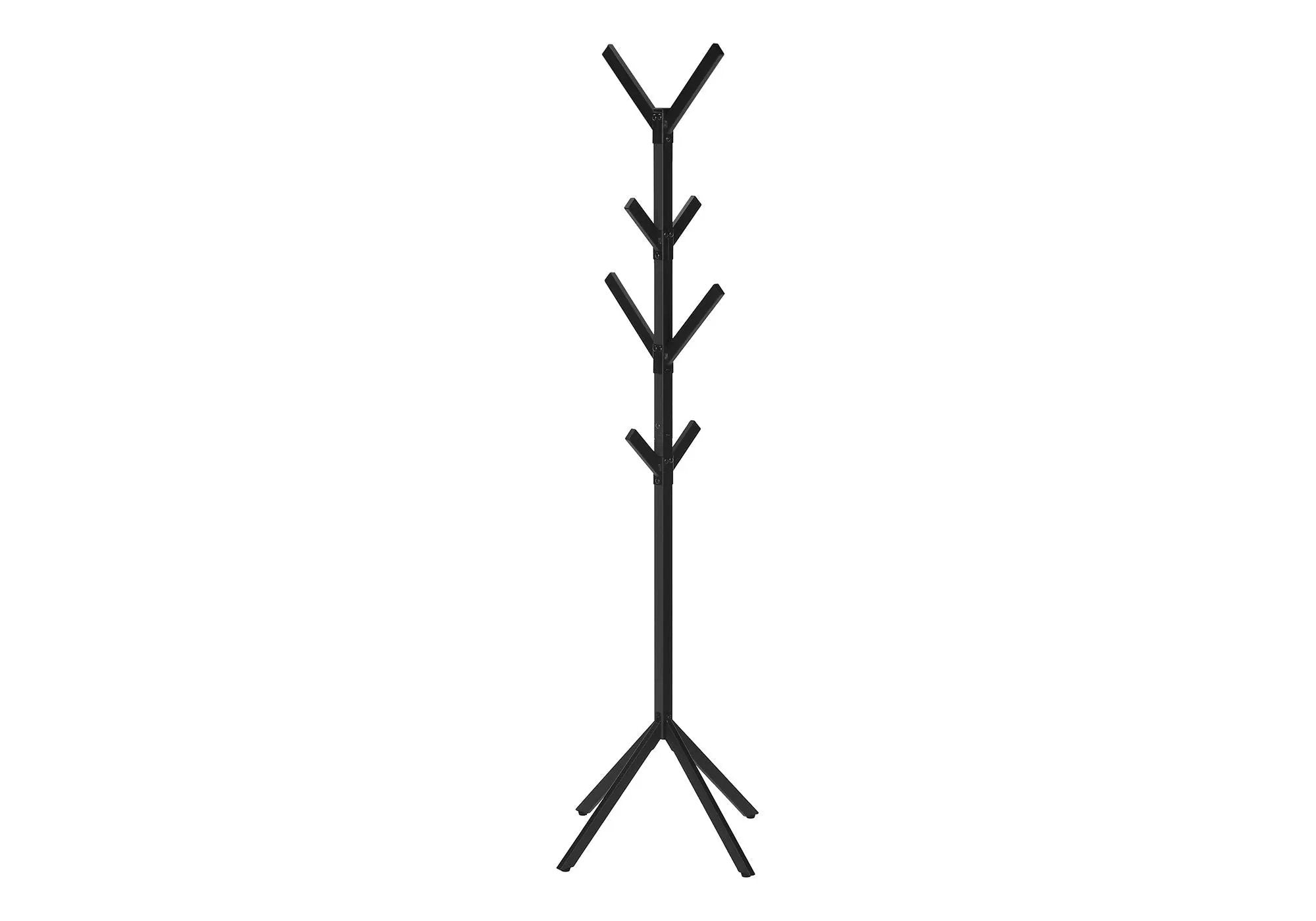Coat Rack, Hall Tree, Freestanding, 8 Hooks, Entryway, Contemporary & Modern by HouseOfZazla