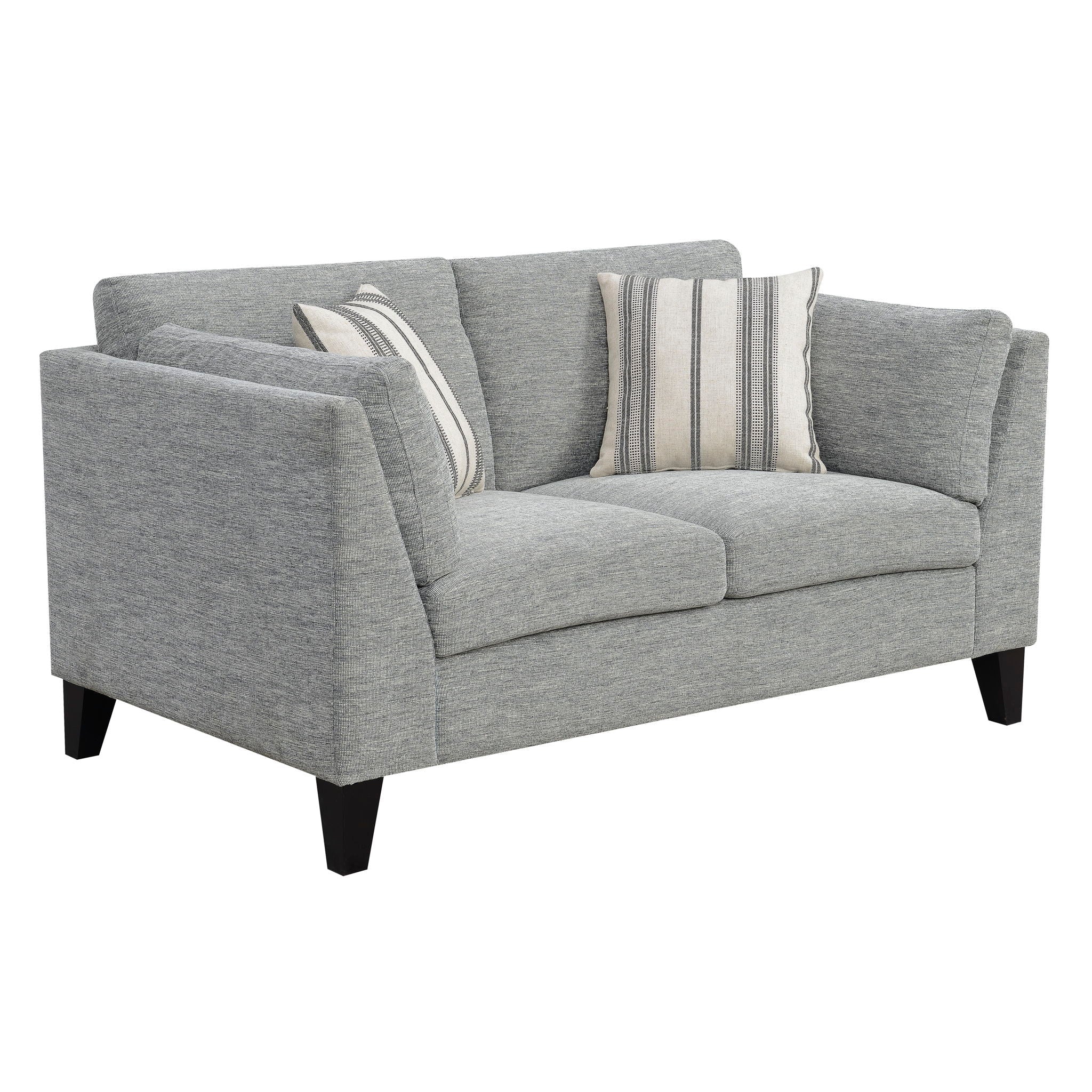 Loveseat Sofa With Upholstery - Gray by HouseOfZazla