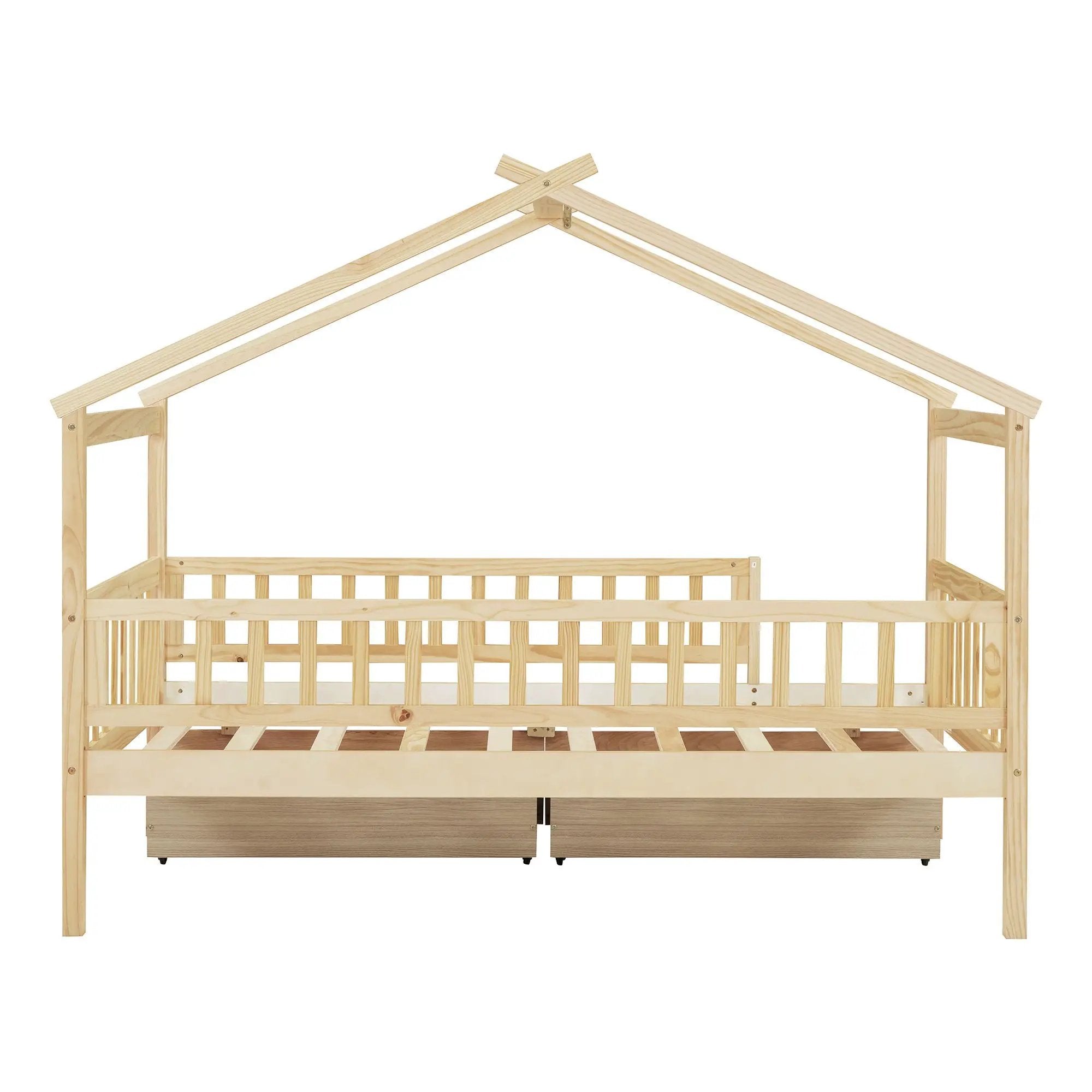 House Bed With 2 Drawers by Unique Piece Furniture