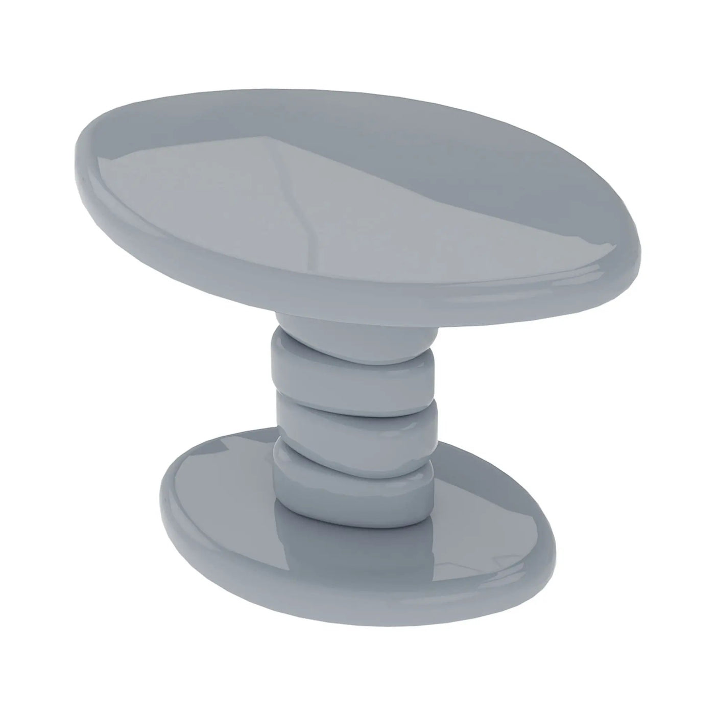 Stacked Cobblestone End Table by HouseOfZazla