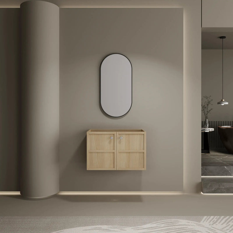 Modern Wall Mounted Bathroom Vanity With Soft Closing Doors by Unique Piece Furniture