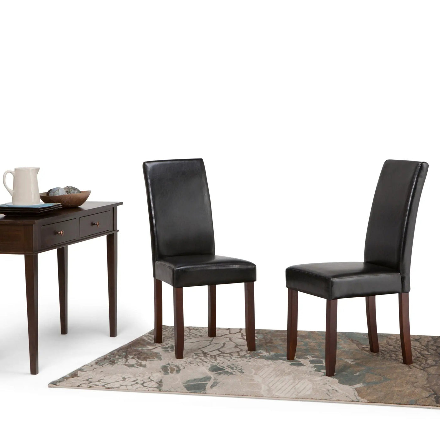 Acadian - Upholstered Parson Dining Chair (Set of 2) by HouseOfZazla
