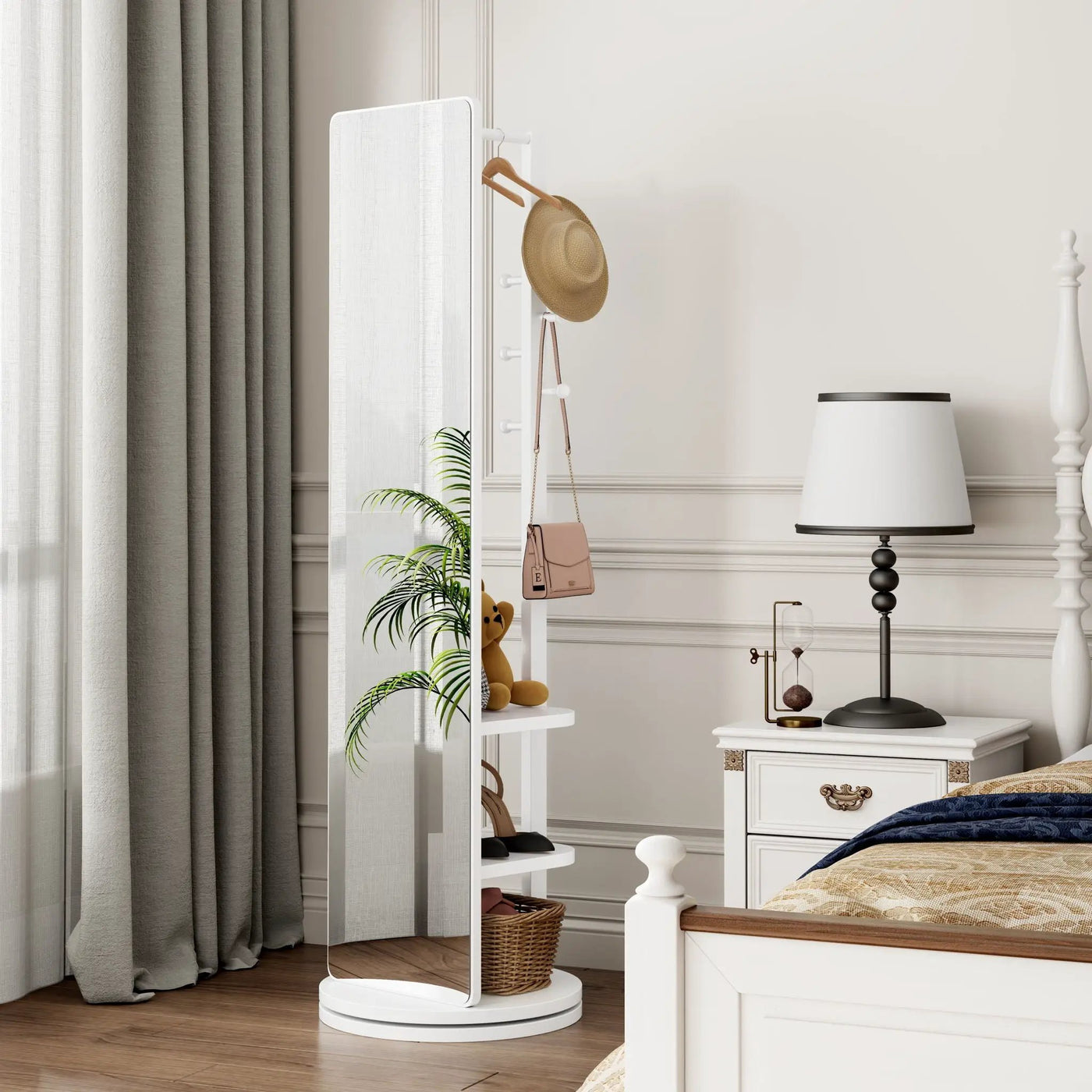 3 In 1 Multifunctional Full Length Clothing Mirror by Unique Piece Furniture