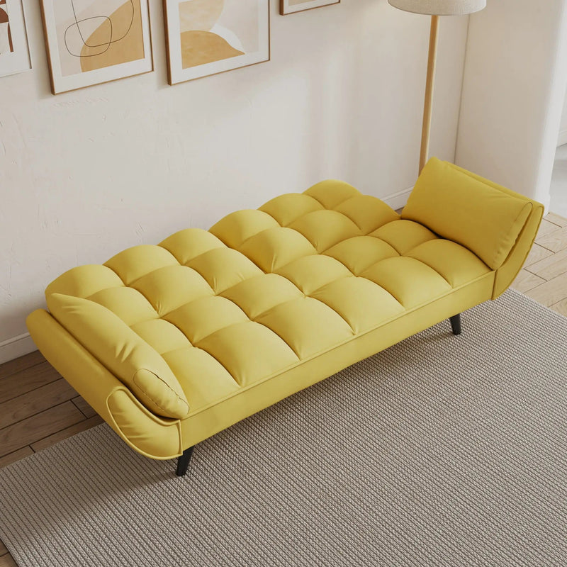 Sofa Soft Two Armrests Throw Pillow Pillow Comfortable Fit Apartment Bedroom Small Space by Unique Piece Furniture
