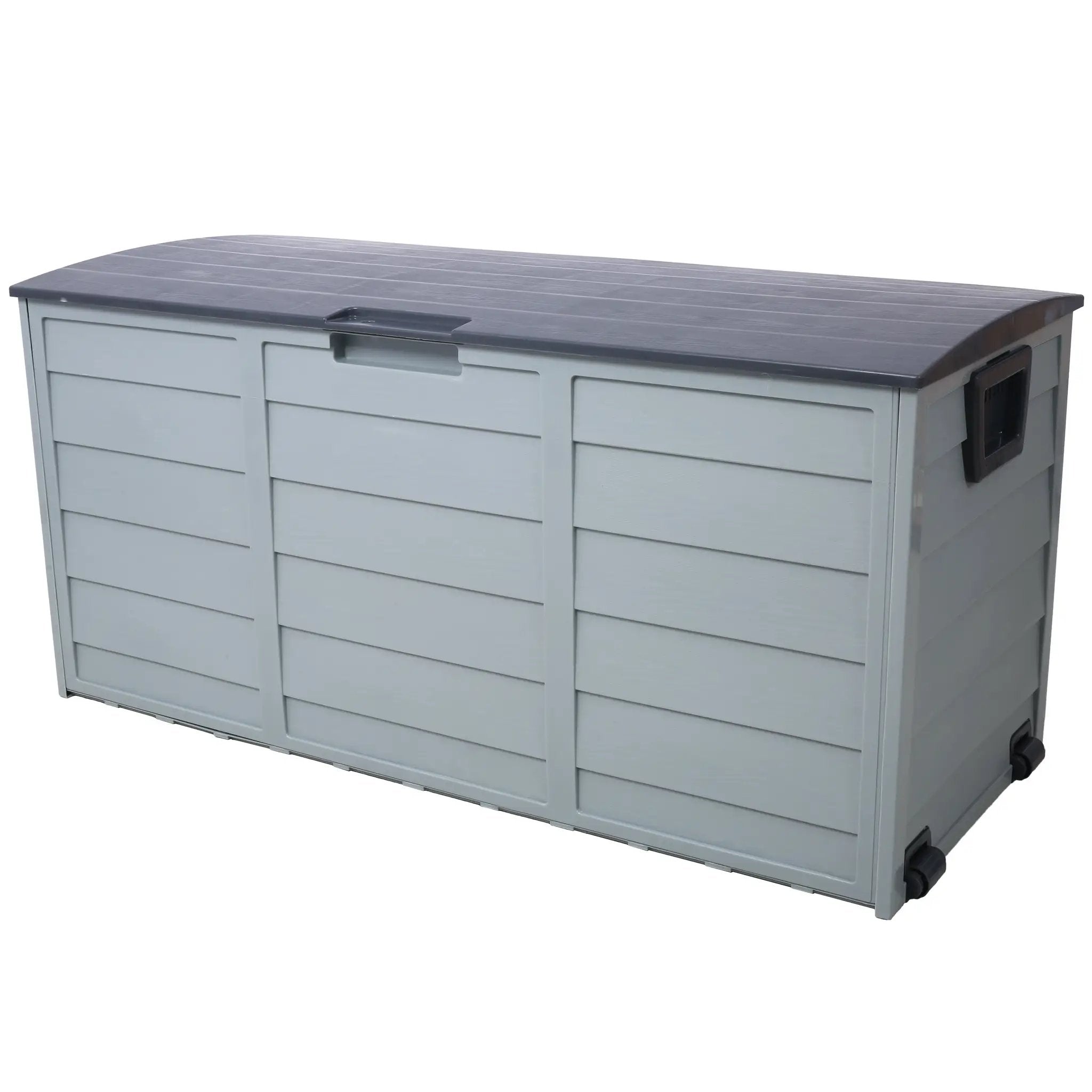 75 Gallon Resin Deck Box Storage Shed by HouseOfZazla