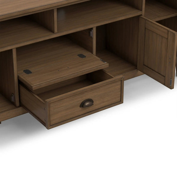 Redmond - TV Media Stand - Rustic Natural Aged Brown, photo 2 of 7