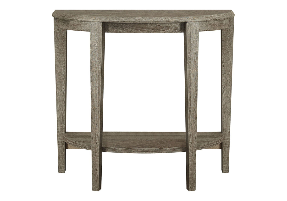 Space-Saving Wood Console Table with Two-Tier Design - Light Brown or White, photo 2 of 8