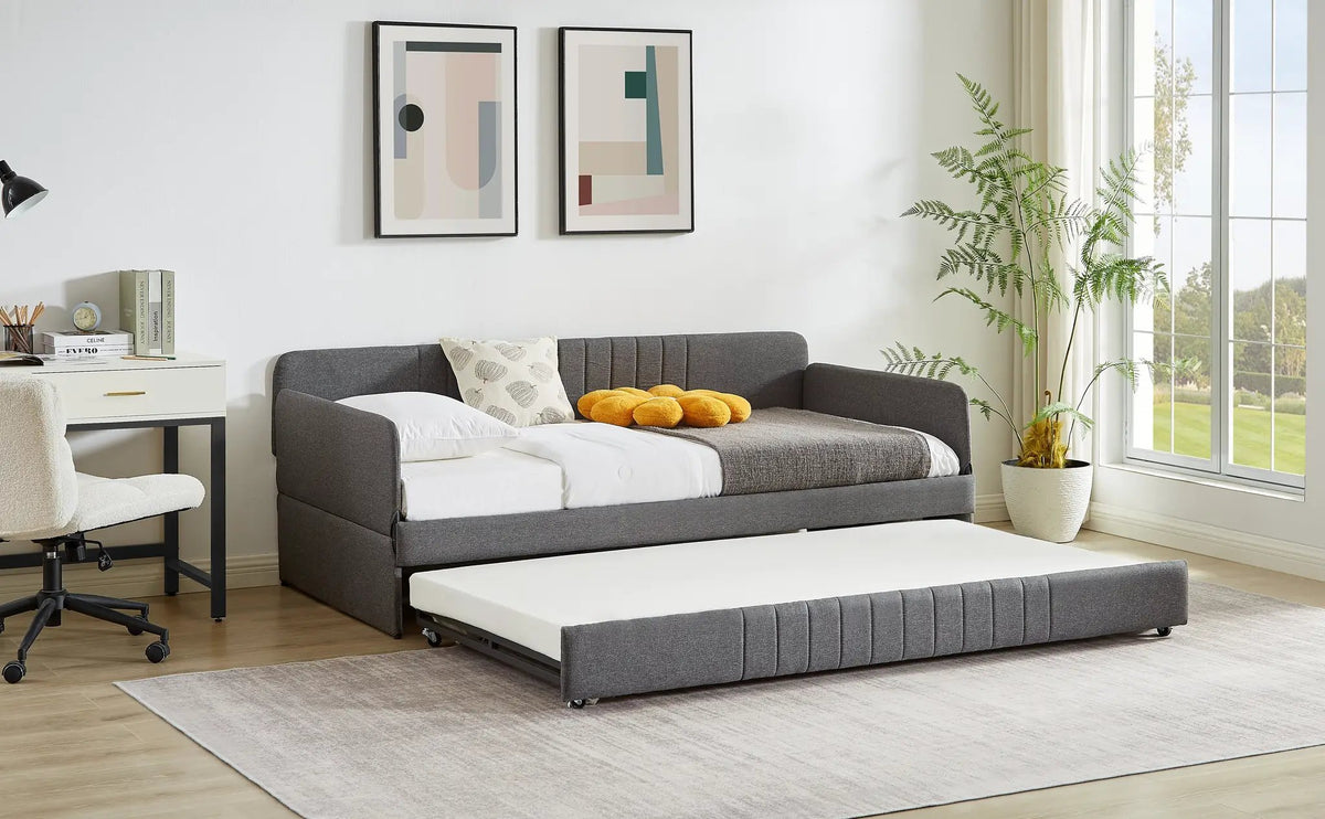 Daybed, Sofa Bed with Trundle Twin Size by HouseOfZazla