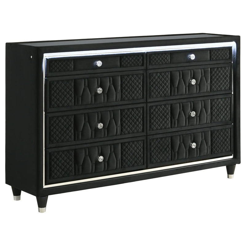 Lorient 4-piece California King Bedroom Set Black by Unique Piece Furniture