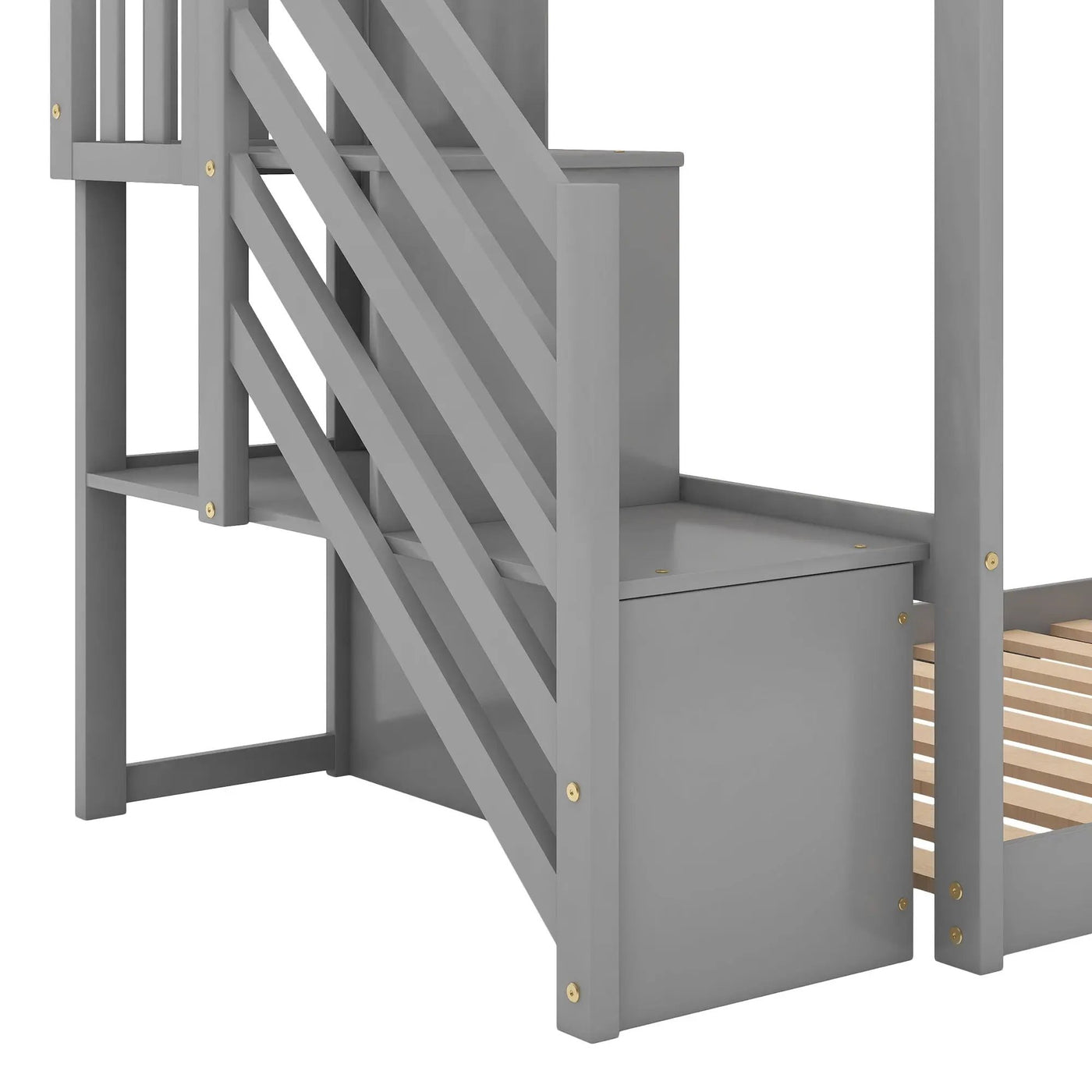 Bunk Bed With Convertible Slide And Stairway by HouseOfZazla