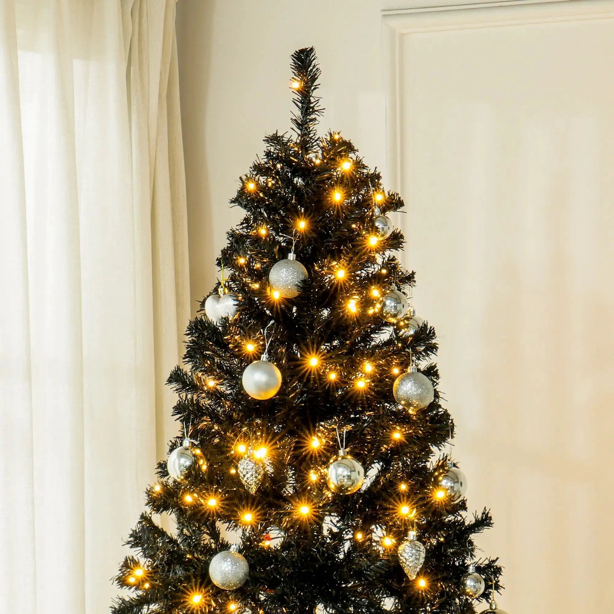 7.5 Ft Tall PreLit Artificial Christmas Tree by HouseOfZazla