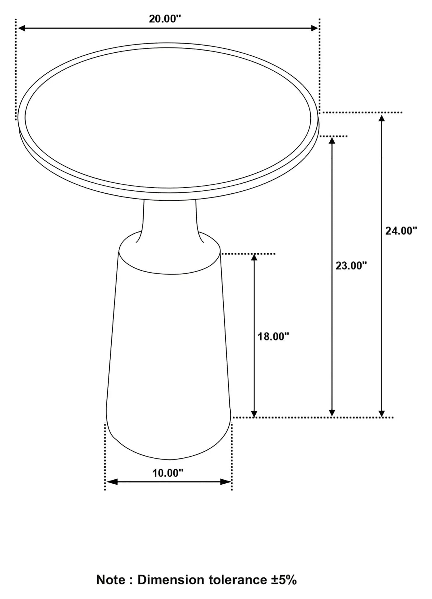 Ixia Round Solid Mango Wood Accent Side Table Black Stain by Unique Piece Furniture