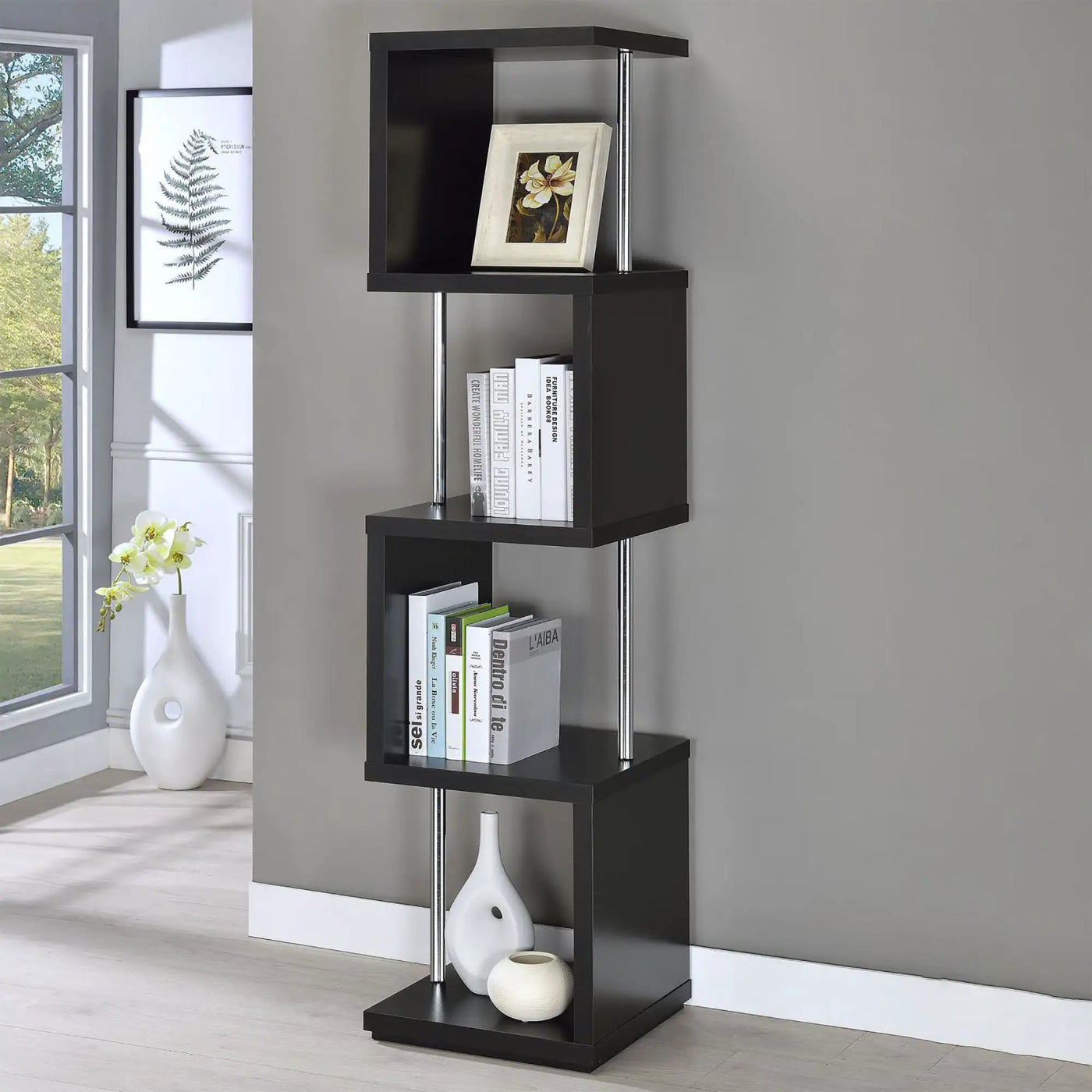 4 Tier Bookcase With Accents by HouseOfZazla