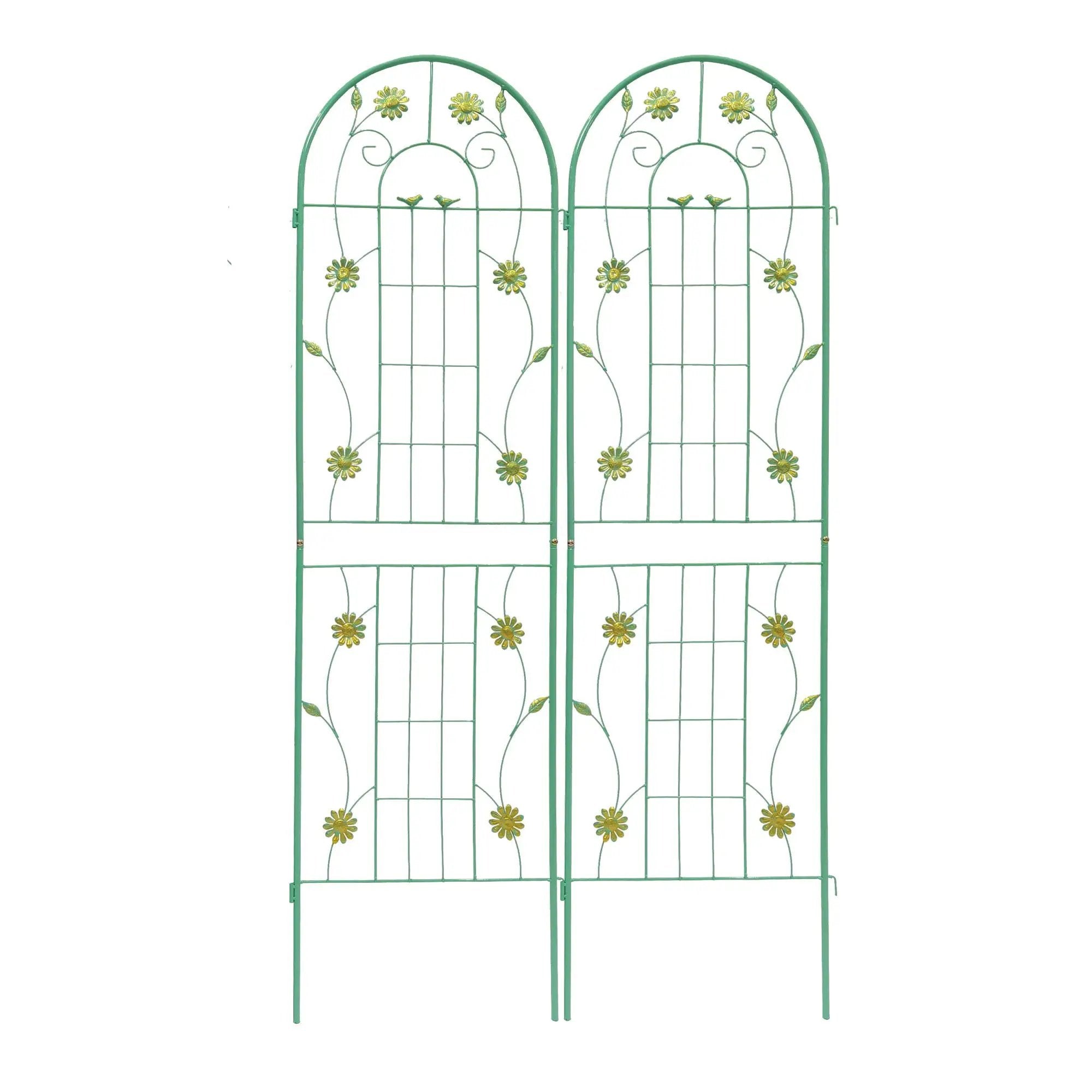 Metal Garden Trellis Rustproof Trellis For Climbing Plant Outdoor Flower Support by Unique Piece Furniture