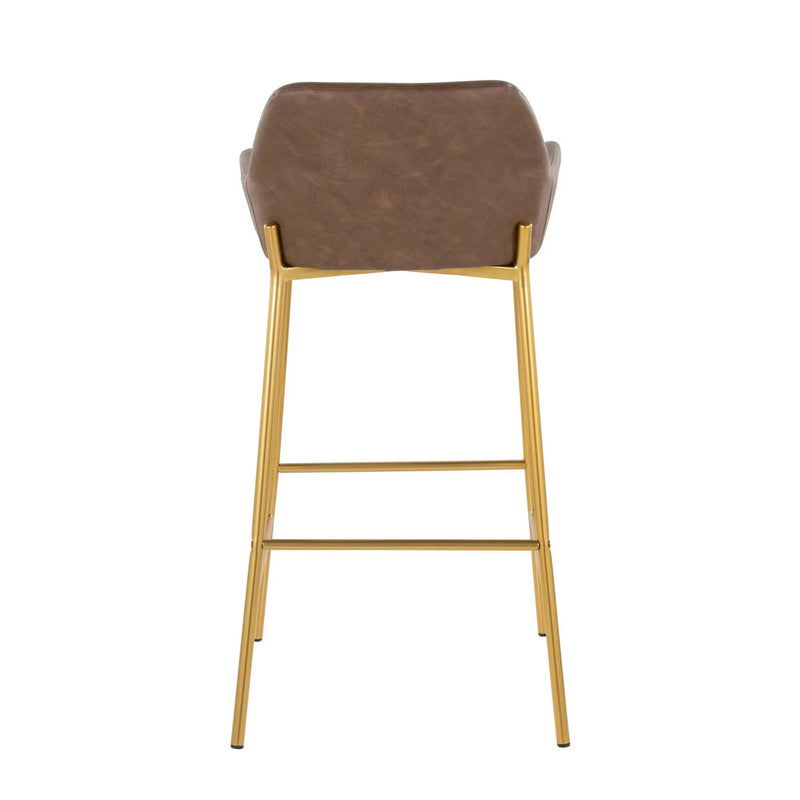 Daniella - Contemporary / Glam Fixed Height Bar Stool (Set of 2) by Unique Piece Furniture