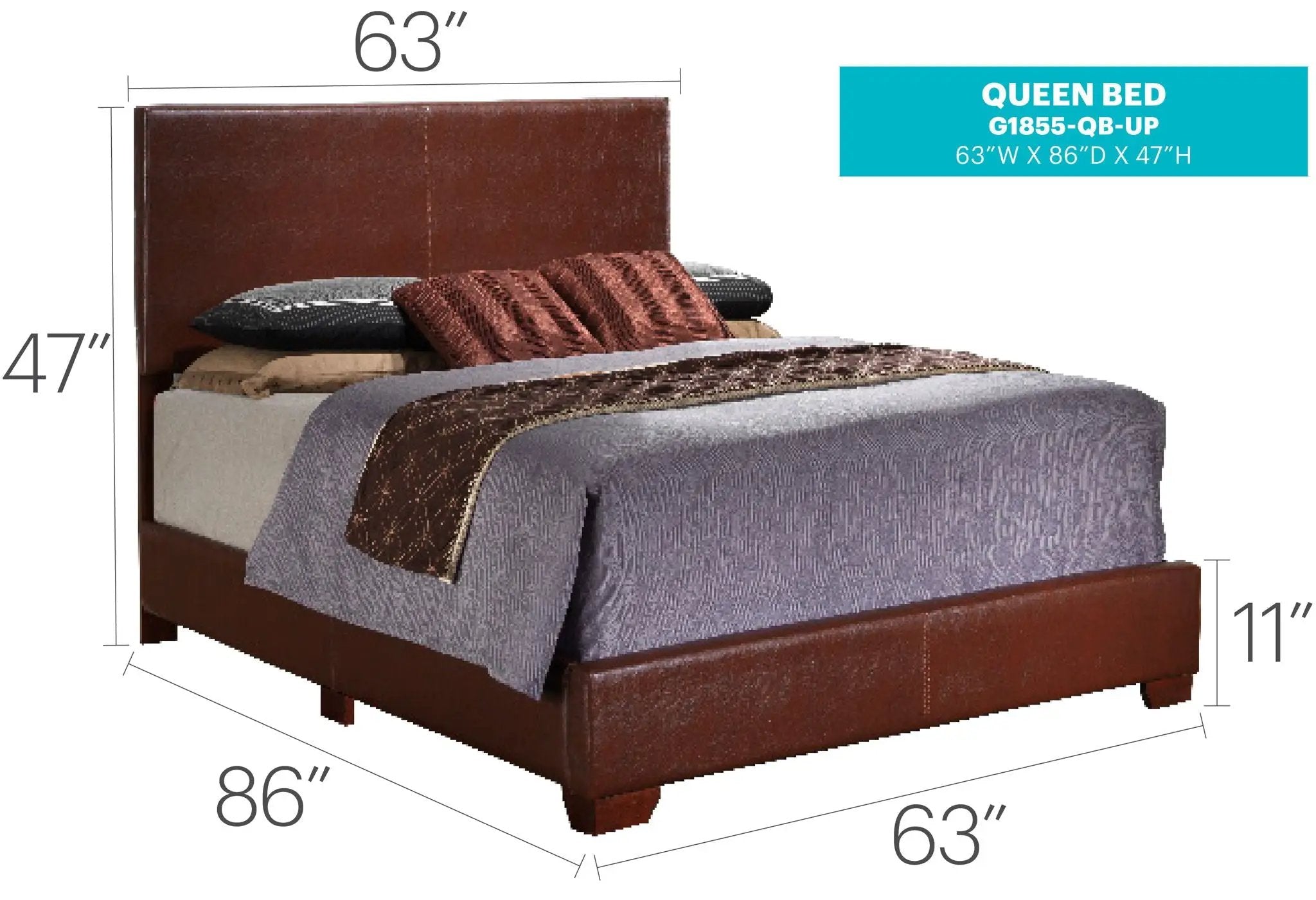 Elegant Platform Bed For Relaxed Spaces by Unique Piece Furniture