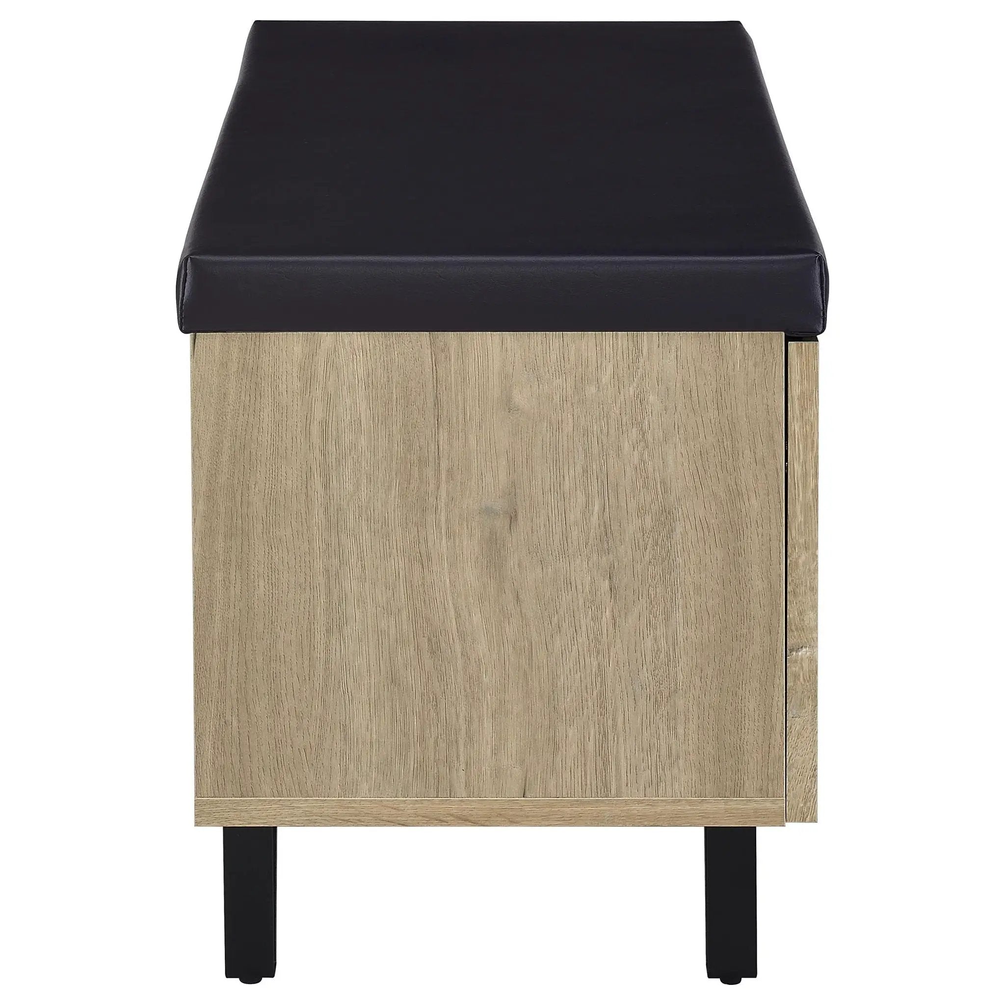 Clackamas - 2 Door Storage Bench With Padded Seat