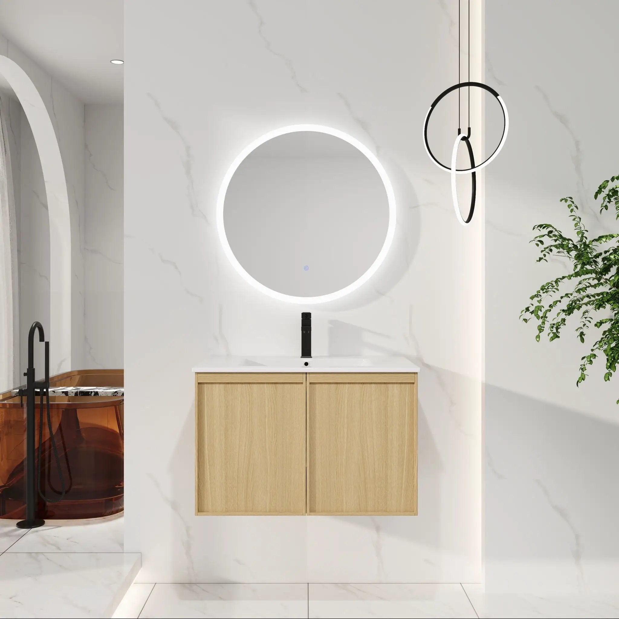 Floating Bathroom Vanity With Sink Combo by Unique Piece Furniture