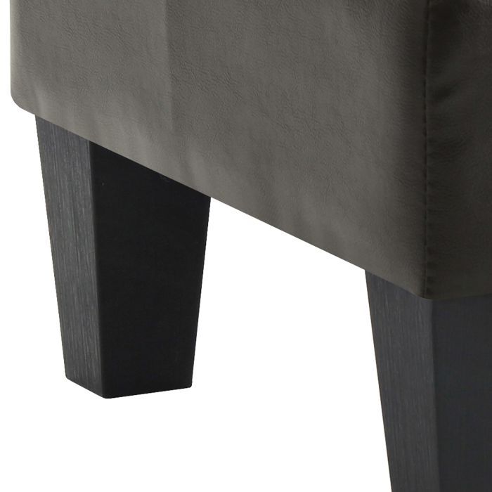 Upholstered Ottoman with Faux Leather or Fabric - Multiple Colors, photo 13 of 38