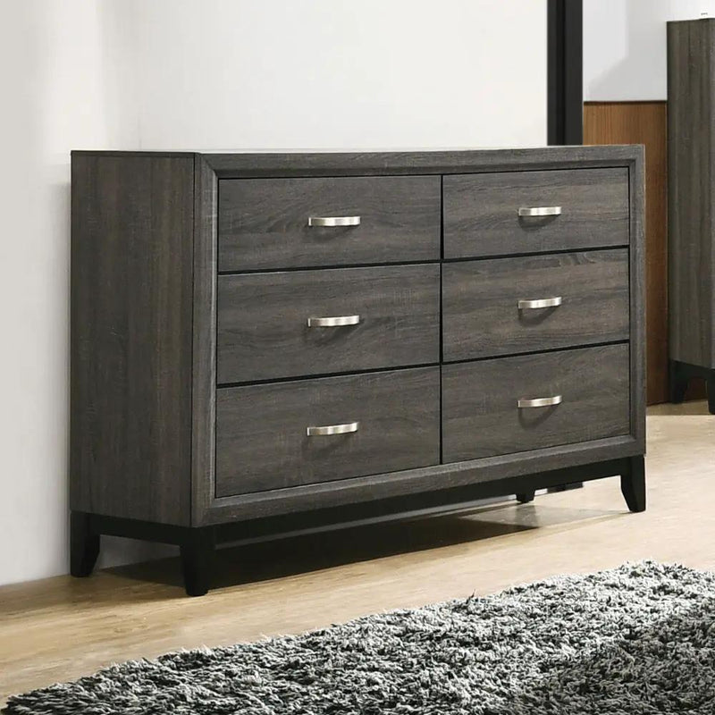 Valdemar - Dresser - Weathered Gray by Unique Piece Furniture