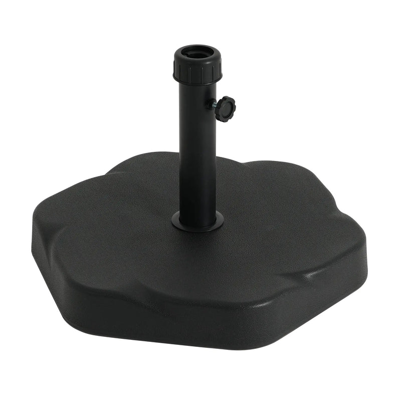 Hex Shape Outdoor 65-Pound Umbrella Base by HouseOfZazla