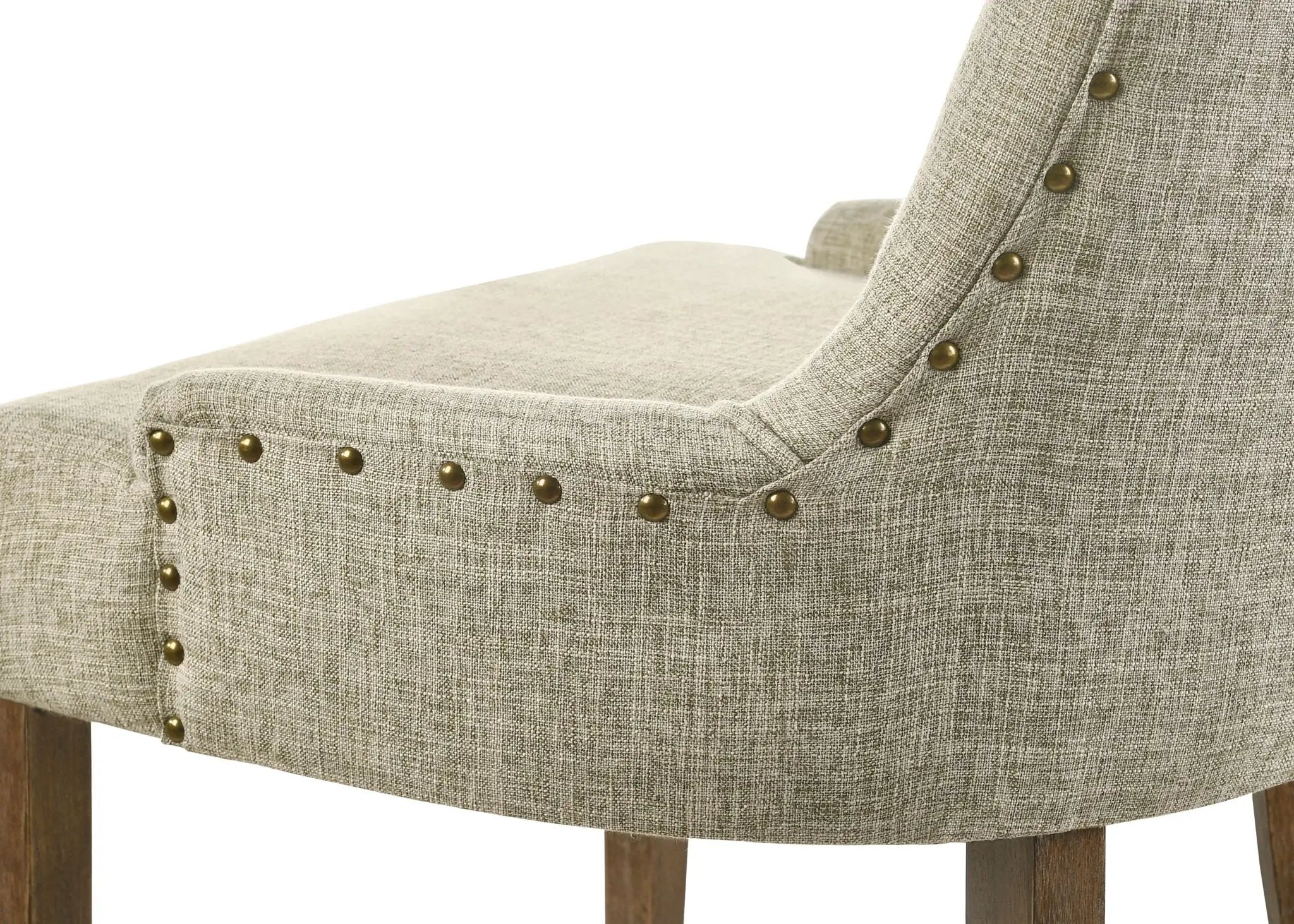 Yotam Side Chair (Set of 2) - Beige / Oak by HouseOfZazla