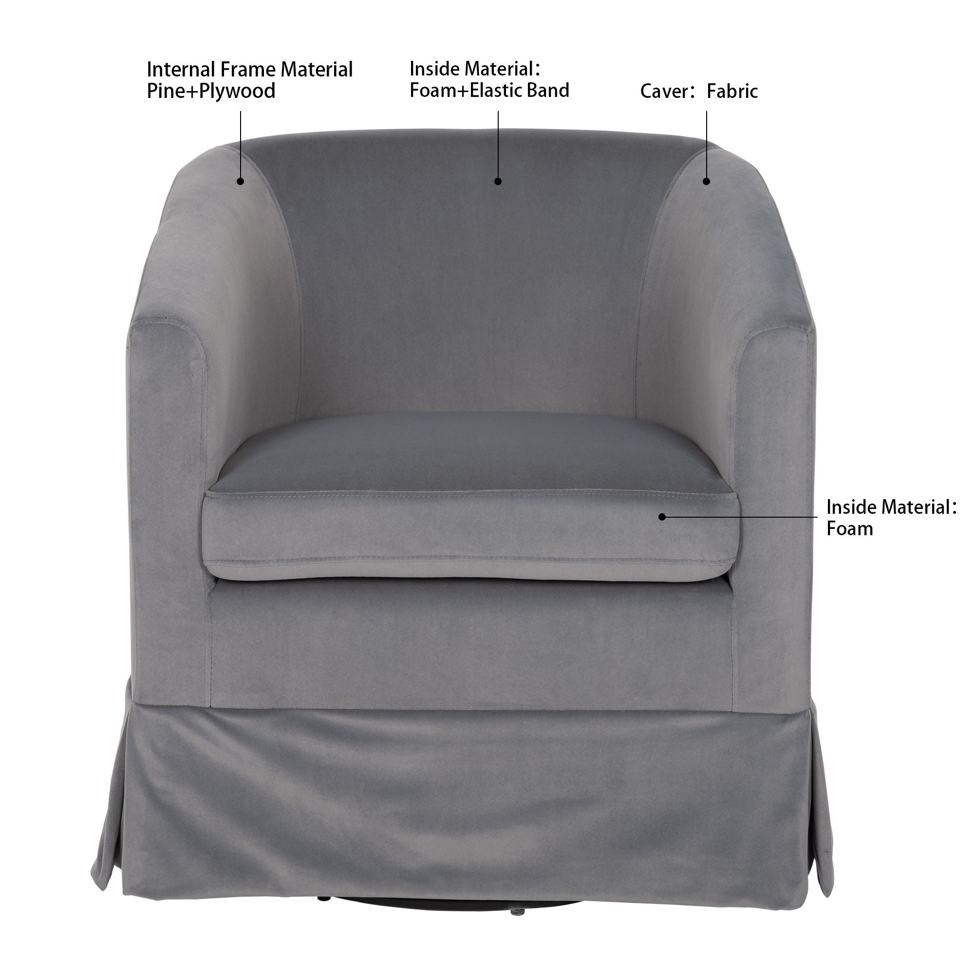Swivel Chair by HouseOfZazla