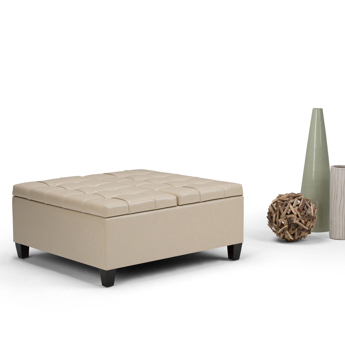 Harrison - Upholstered Coffee Table Storage Ottoman, photo 35 of 40