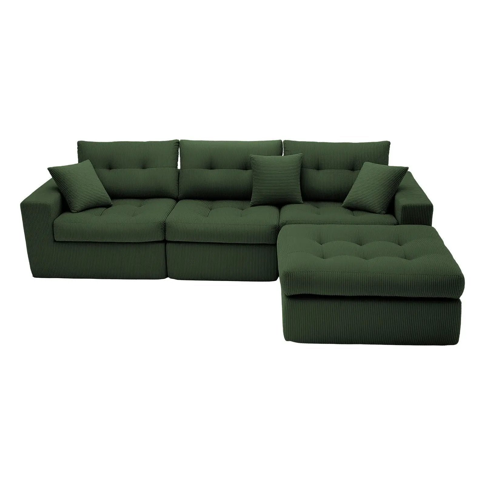 Corner Chaise L-Shaped Sectional Sofa Bed by HouseOfZazla