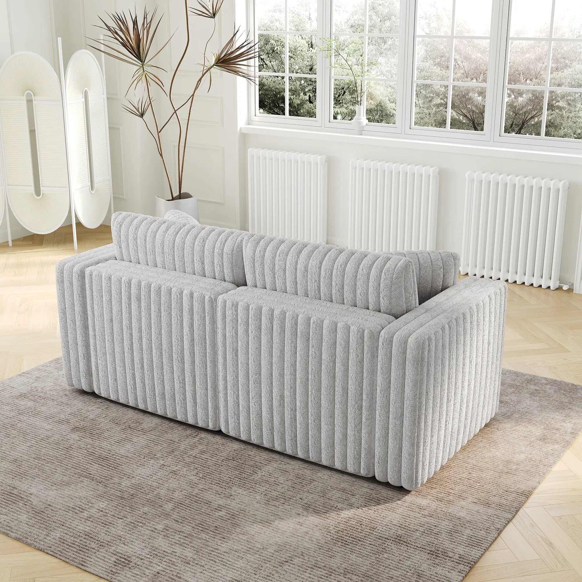 75.6" Soft Modular 2-Person Sofa by HouseOfZazla