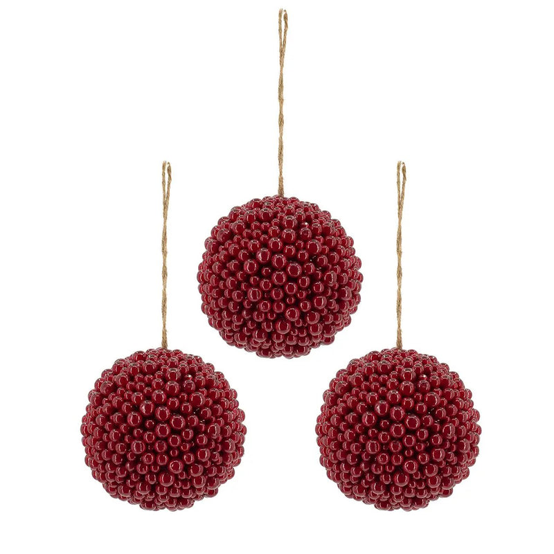 6.5" Traditional Red Berry Ball by HouseOfZazla
