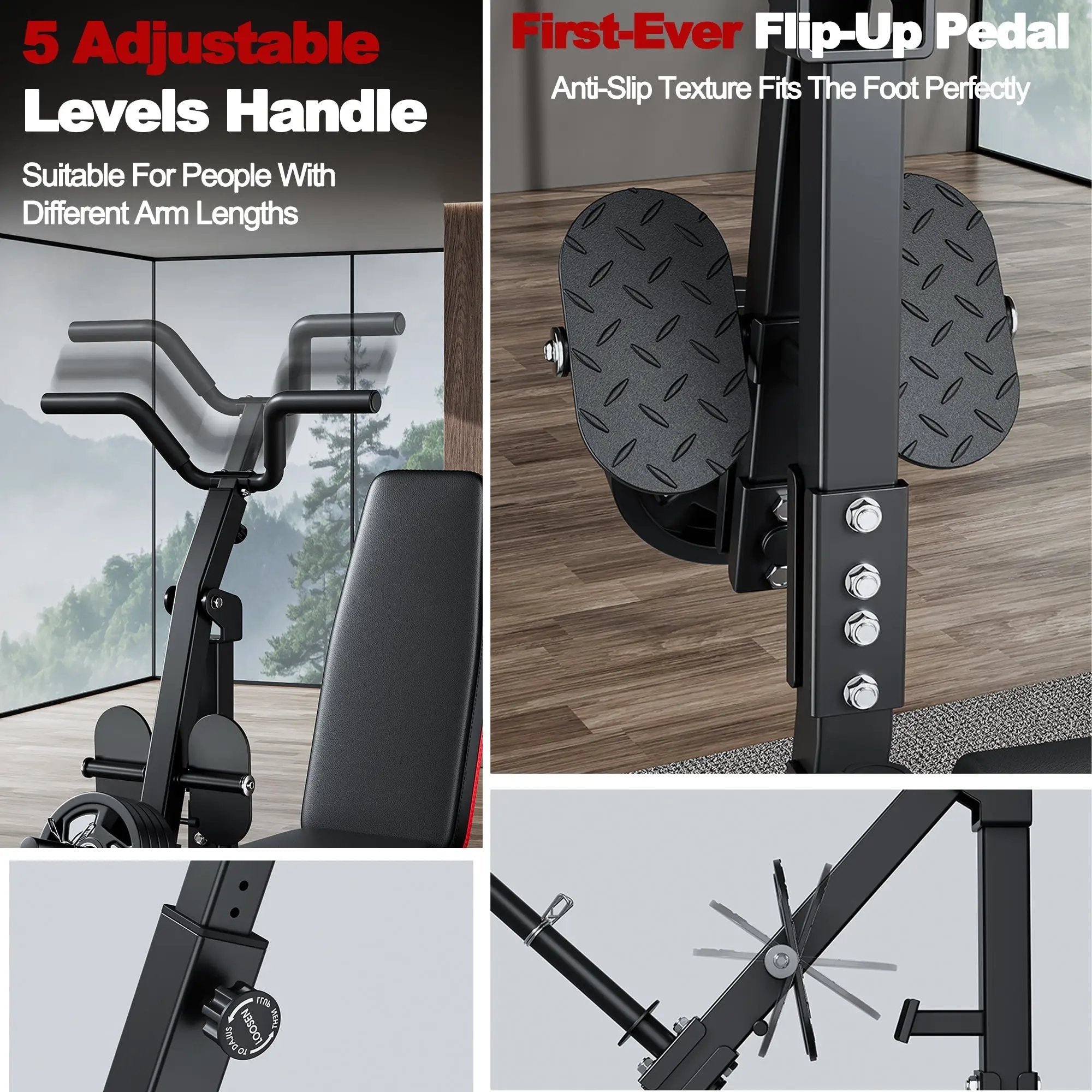 Multi-Functional Adjustable Weight Bench by HouseOfZazla