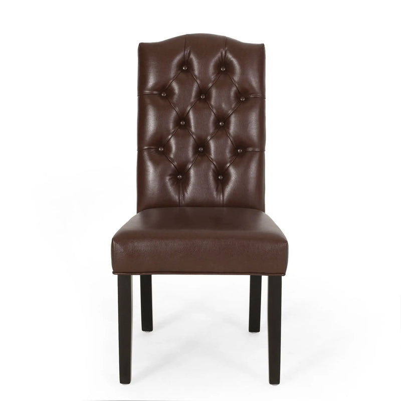 Harriet Tufted Dining Chair With Button Tufting And Diamond Stitching by HouseOfZazla