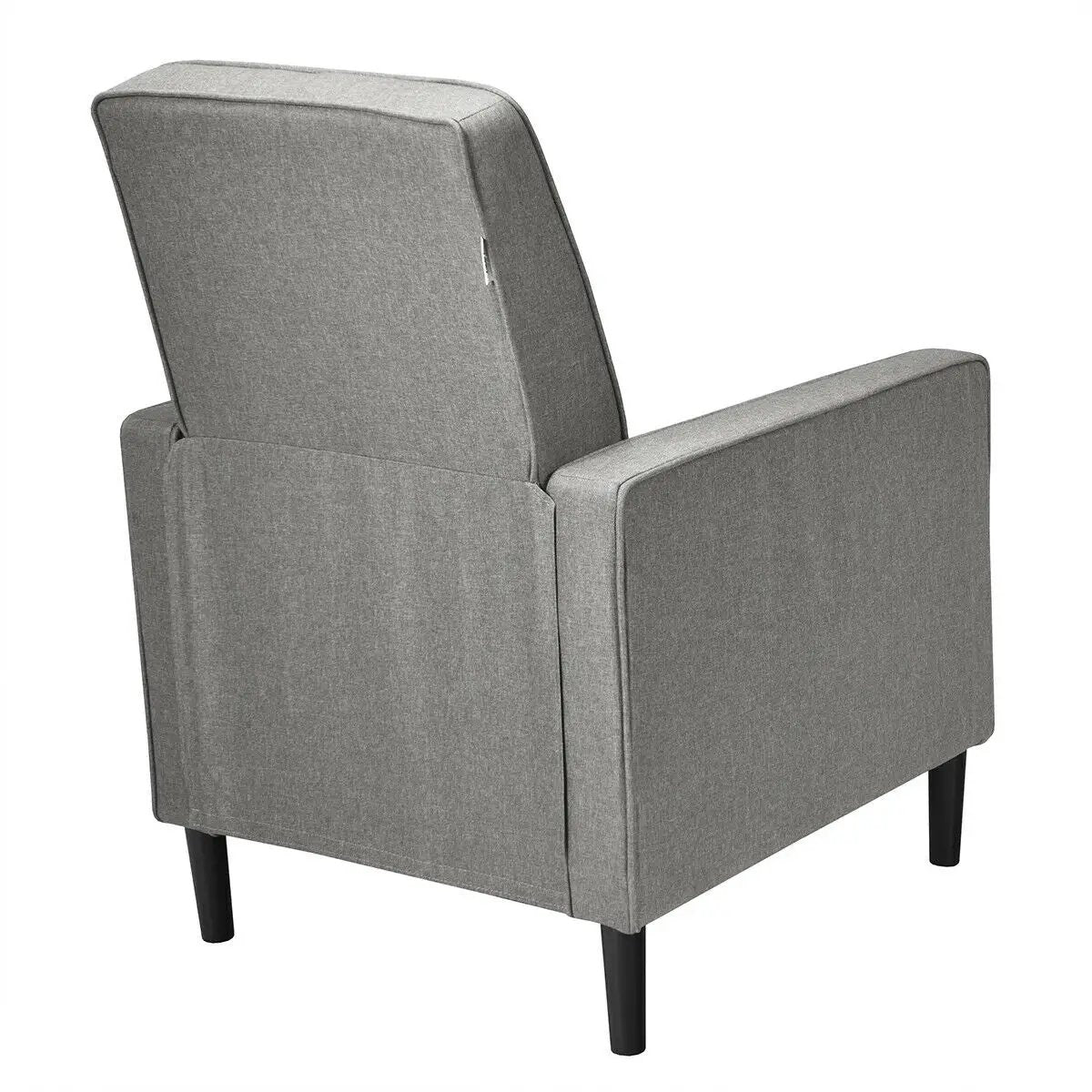 Mid-Century Push Back Recliner Chair by DirectDeals